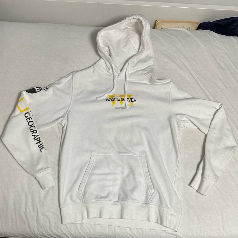 North Face x National Geographic Waste Is Over Hooded Sweatshirt Hoodie